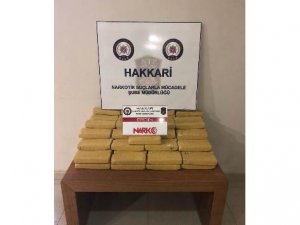 Terk edilen kamyonette 51 kilo eroin ele geçirildi