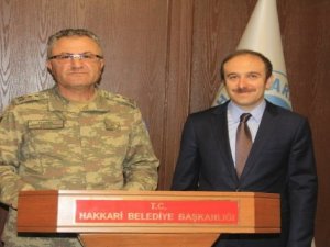 Tuğgeneral Tokel'den Başkan Vekili Epcim'e ziyaret