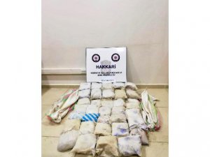 Yüksekova'da 52 kilogram baz morfin ele geçirildi