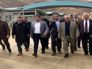 Başkan Gür, Esendere Gümrük Kapısında incelemelerde bulundu