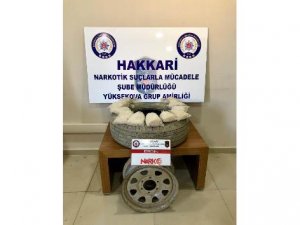 Yüksekova'da 6 kilo eroin ele geçirildi