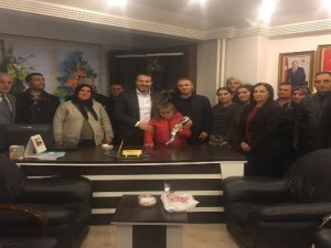 Başkan Aydoğdu'dan AK Parti'ye ziyaret
