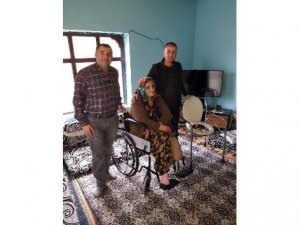 Engelli Çiftçi'nin tekerlekli sandalye sevinci