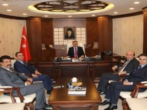 VEDAŞ ve VEPSAŞ heyetinden Vali Akbıyık'a ziyaret