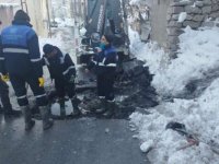 Dondurucu soğukta 6 su arızası giderildi